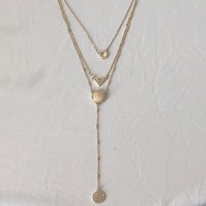 Danielle Nicole Golden Tiered Necklace